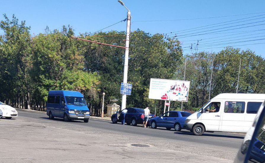 Авария у парка Победа в Тирасполе